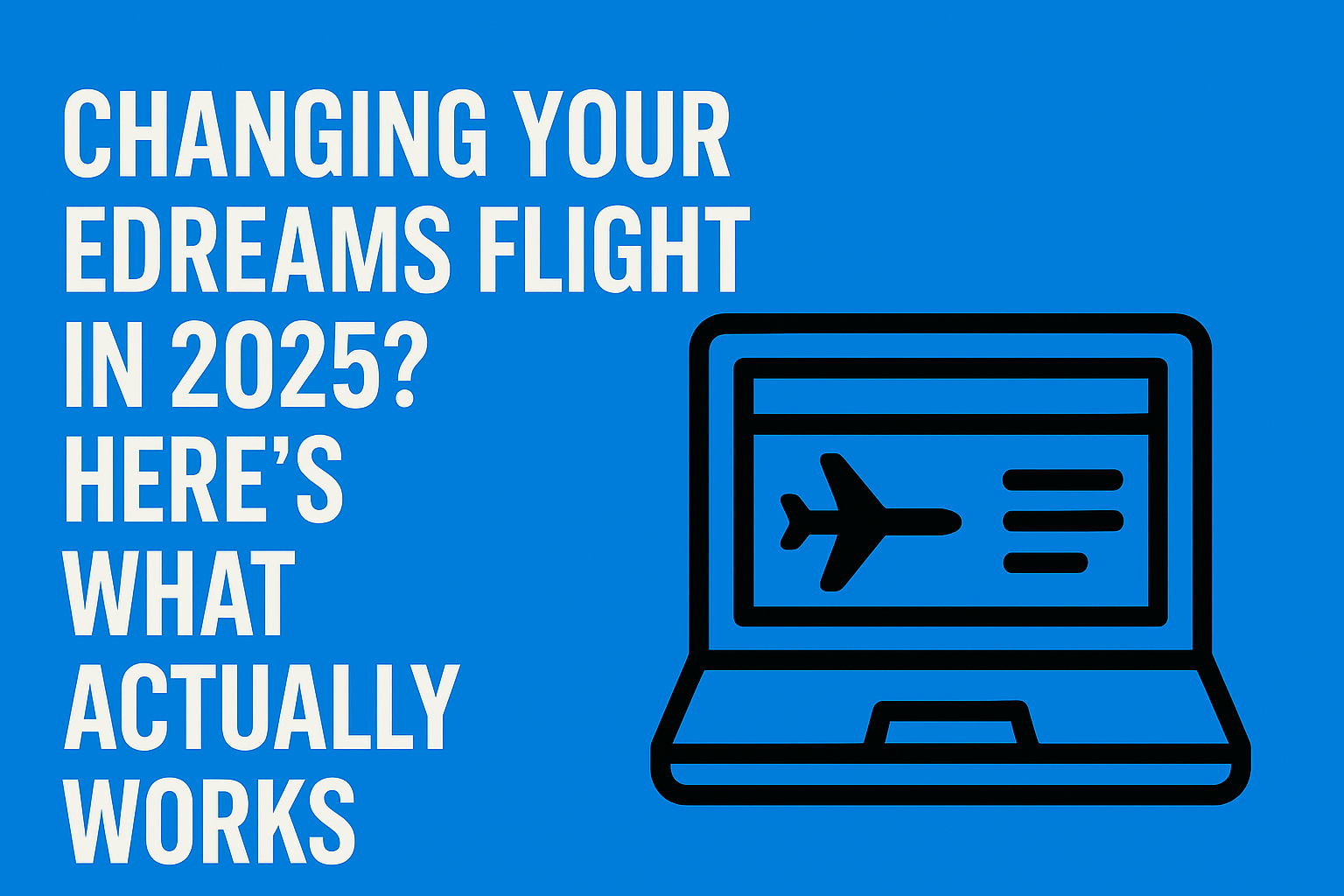 Changing Your eDreams Flight in 2025? Here’s What Actually Works
