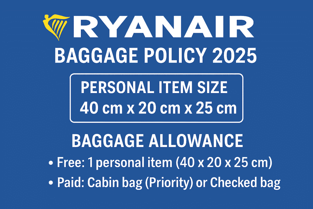 RyanAir Baggage policy
