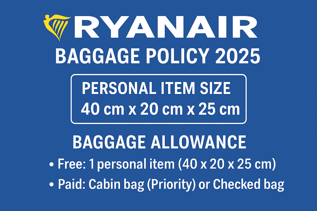 RyanAir Baggage policy