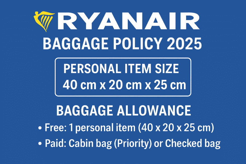RyanAir Baggage policy