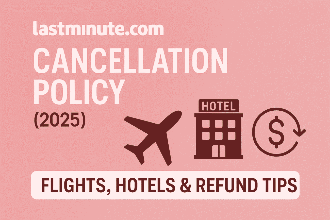 Lastminute.com Cancellation Policy