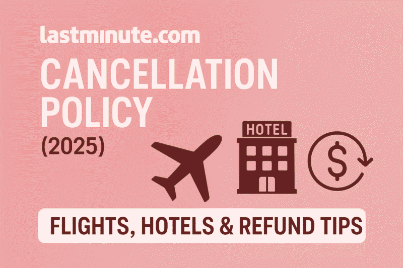 Lastminute.com Cancellation Policy