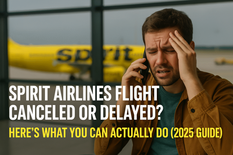 Spirit Airlines Flight Canceled or Delayed? Here’s What You Can Actually Do (2025 Guide)